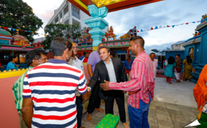 Le Président de région Didier ROBERT en visite au temple du Chaudron