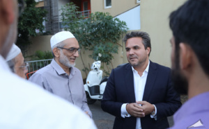 Le Président de Région Didier ROBERT a rencontré le Président de la Mosquée Mr Iqbal INGAR