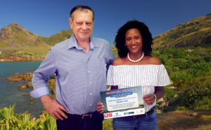 Notre grande gagnante du jeu Mada a reçu son billet