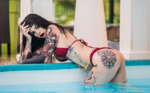 Mia Dolls, la Réunionnaise tatouée à 80%