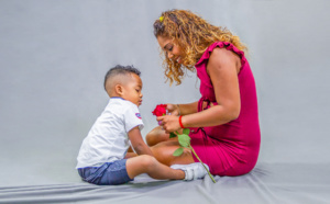 Satiavaty Evrin et son adorable petit Kenzo 