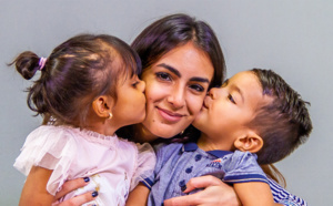 Angélique Kenclé : Noah et Giulia ses trésors !