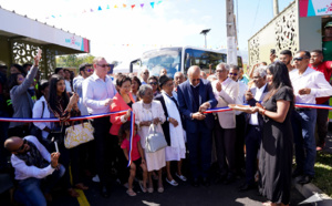 Inauguration du pôle d’échange de la Saline les Hauts