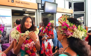 ▶️ Miss France Vaimalama Chaves est arrivée à La Réunion !