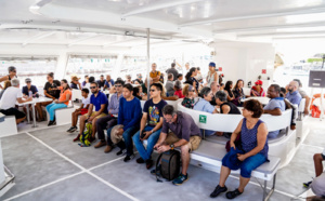 NRL : visite depuis la mer - Retour en images