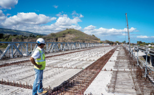 Chantier du nouveau pont de la Rivière des Galets : Point d’étape