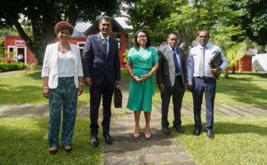 Visite du Ministre de l’environnement, de la gestion des déchets et du changement climatique de Maurice à La Réunion
