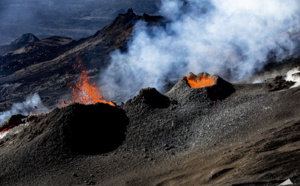 Le Piton de la Fournaise - 1ère éruption de l’année 2020
