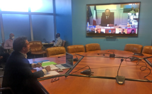 Visio-conférence entre le Premier Ministre et le Président de Région