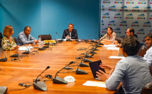 Didier Robert fait un point de situation avec le Comité Régional des Pêches Maritimes