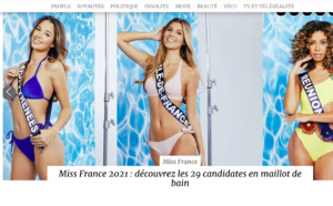 Miss Réunion en Une de Closer en maillot de bain