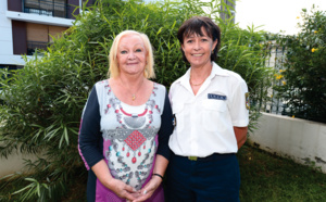 Cécile Dupré, présidente de la SNSM de Sainte-Marie