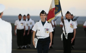 Christelle Gazave commandant de l’Escadron Transport 50