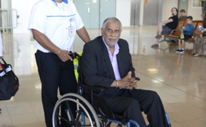 Jacques Véloupoulé hospitalisé