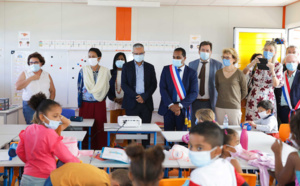 Visite des nouveaux bâtiments de l’école Peyret Forcade