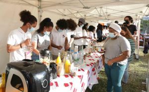Visite de l’épicerie solidaire du Campus du Moufia