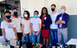 Remise de plaques aux partenaires touristiques du village de Grand Coude