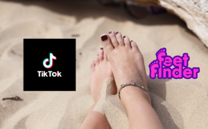 Ces vidéos d'un site de fétichisme des pieds qui deviennent virales sur TikTok