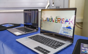 Le cartable numérique "numérisak" présenté au lycée Sarda Garriga