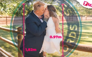 Ce couple a le record du monde de différence de taille