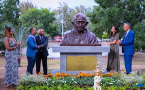 Journée Internationale de la Non-Violence - Dévoilement du buste du Mahatma Gandhi
