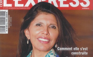 Nassimah en Une de L'Express édition Réunion