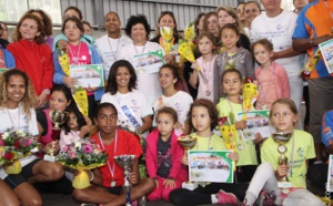 Foulées Féminines, <br>Miss Réunion et Miss Plaine des Palmistes se sont… défoulées!