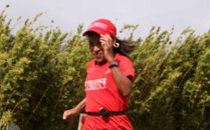 Grand Raid  <br>Marcelle Puy au départ  <br>La passe de 6?