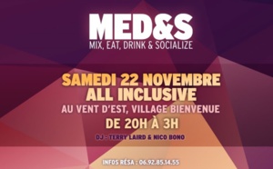 MED &amp; S <br>Mix, Eat, Drink &amp; Socialize