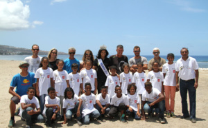 1000 Sourires <br>Baptême en parapente avec Miss Réunion!