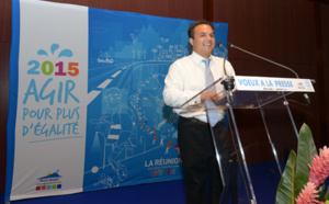 Voeux à la presse <br>Didier Robert tire le premier…