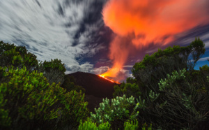 Eruption février 2015 du Piton de La Fournaise <br>Des photos exceptionnelles