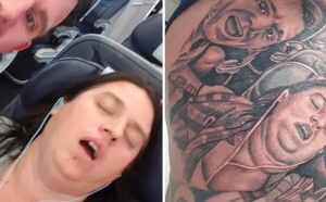 Il se fait un tatouage "peu flatteur" de sa femme pour se venger d'une coupe de cheveux ratée