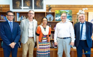 La présidente, Huguette Bello, a reçu Sylvain Waserman, Président de l’ADEME