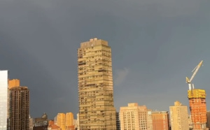 L'incroyable vidéo de l'arc-en-ciel au dessus de New York ce 11 septembre