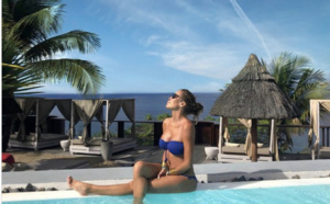 Ophélie Winter affiche son bonheur dans sa maison de La Réunion