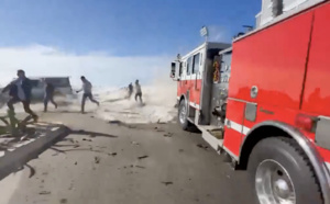 Une déferlante frappe la Californie : panique et blessés