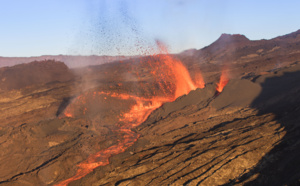 Le Piton de la Fournaise mai 2015: un spectacle époustouflant