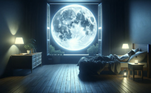 La pleine lune nous empêche-t-elle de dormir ?