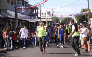 Jeux des Iles<br>La flamme du 14 juillet