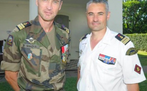 Jean-Vincent Berte, nouveau commandant du RSMA-R
