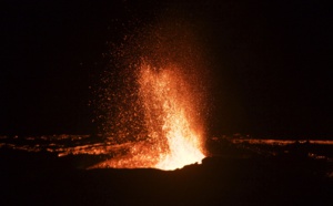 Eruption de la Fournaise: une vidéo à la hauteur du spectacle