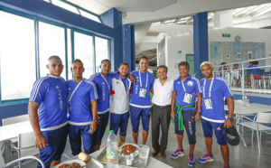 Didier Robert rencontre quelques sportifs des JIOI