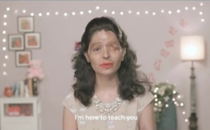 Défigurée à l'acide sulfurique, elle choisit la video choc pour sensibiliser!