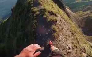 Jogging sur une crête: extrême!