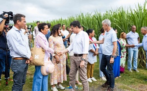 Visite agricole à la ferme Ichabe - Conférence des RUP
