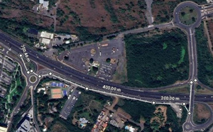 RN1 - Création d’une voie verte entre l’échangeur de Cambaie et le CHOR