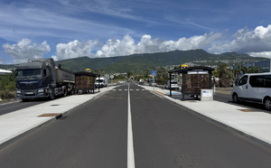 RN1001 - Aménagement voie de Bus entre Le Port et La Possession