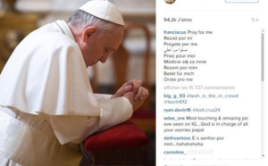 Le pape se met à Instagram sur le compte "Franciscus"