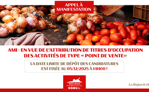 Appel à manifestation d’intérêt en vue de l’attribution de titres d’occupation des activités de type " Point de vente"